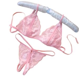 Set Nội Y Ren Nữ Phá Cách Thiết Kế Lộ Trên Hở Dưới Tinh Tế